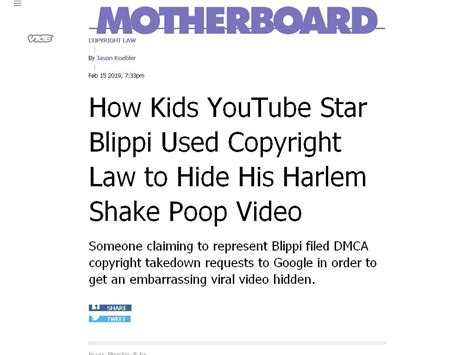 Blippi Harlem Shake Poop Parody